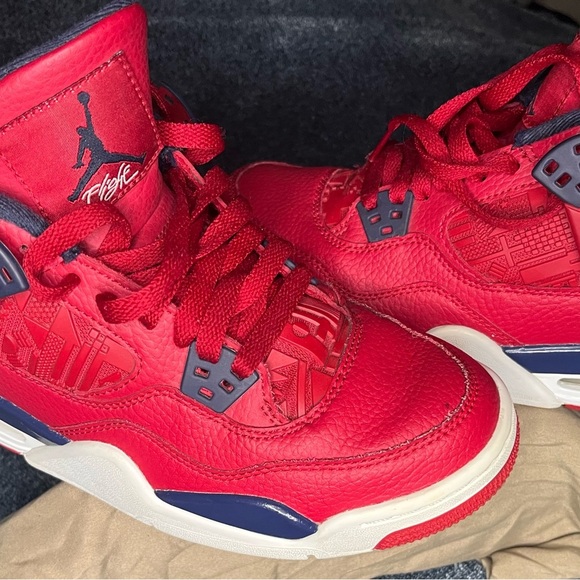 Jordan 4 retro fiba Air color red - Picture 4 of 7